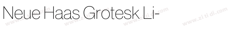 Neue Haas Grotesk Li字体转换 Neue Haas Grotesk Li字体转换